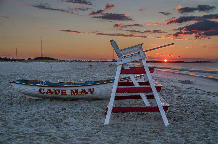 New Jersey Sunrise at Cape May Photograph by Bill Cannon