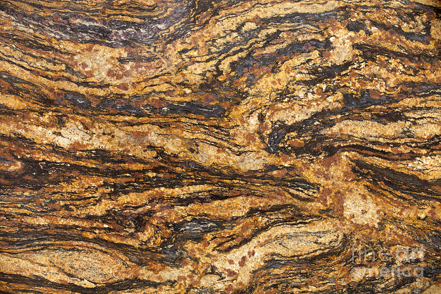 Pattern Photograph - New Magma granite by Anthony Totah