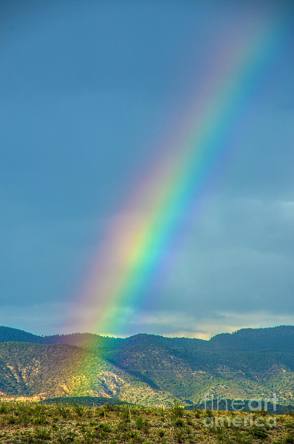 New Mexican Rainbow Photograph by Stephen Whalen