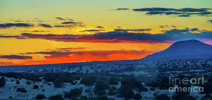 New Mexican Sunset Photograph by Stephen Whalen