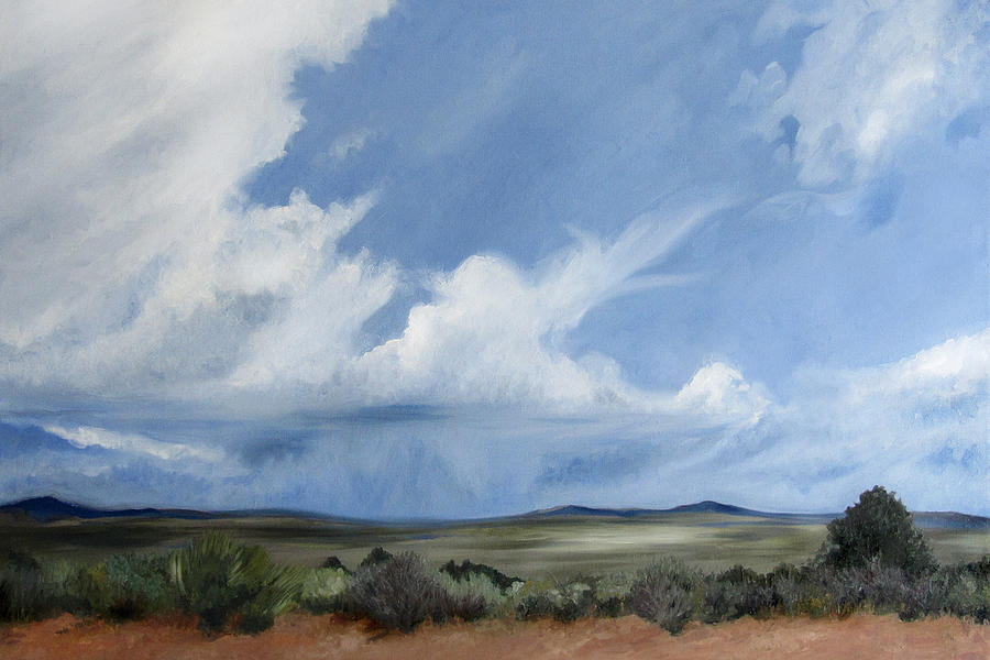 Nature Painting - New Mexico Desert by Cristin Paige