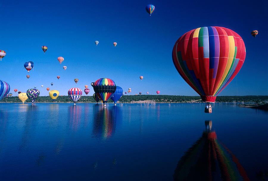 New Mexico Hot Air Balloons Photograph by Jerry McElroy