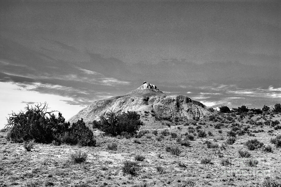 New Mexico landscape black and white Photograph by Jeff Swan