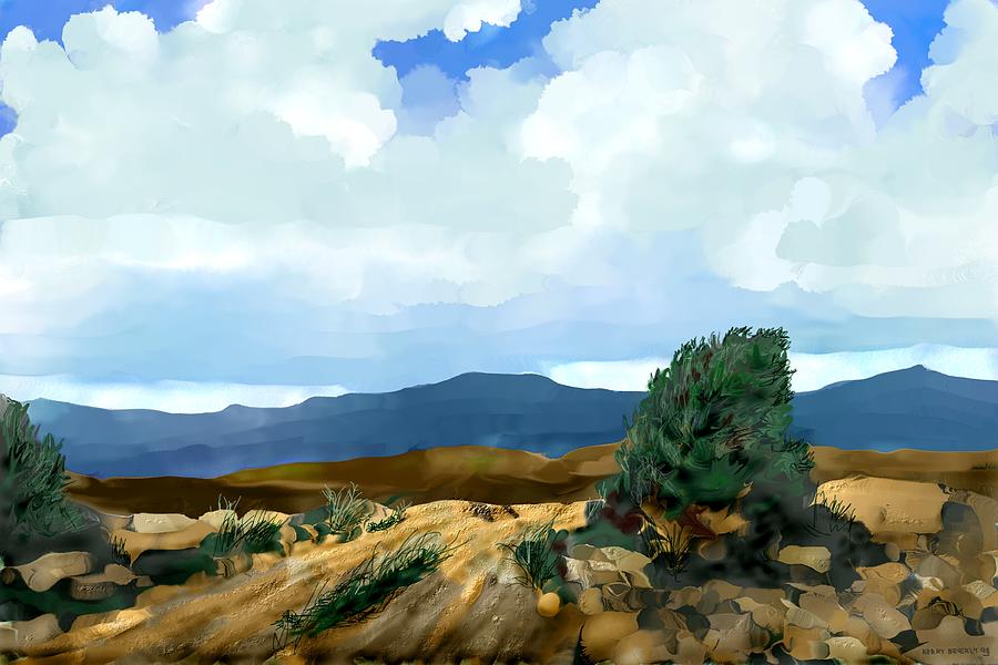 New Mexico Morning I Digital Art by Kerry Beverly