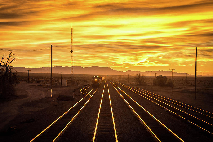 New Mexico Sunrises from Amtrak Photograph by Colin Collins