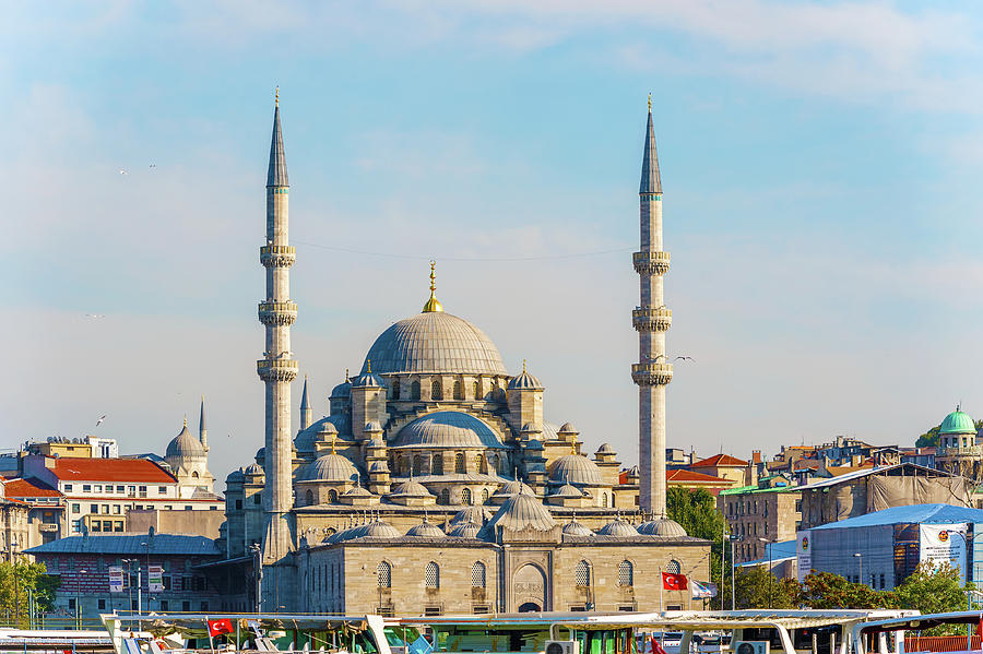 New Mosque in Istanbul, Turkey Photograph by Marek Poplawski