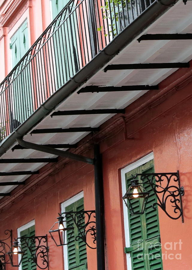 New Orlean Orange and Green Photograph by Carol Groenen