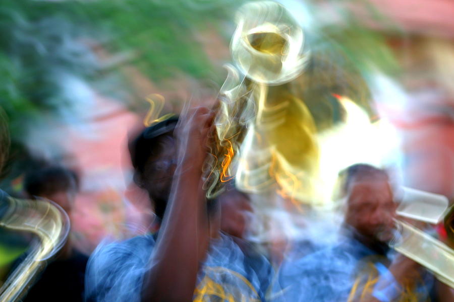 New Orleans Abstract Street Jazz Performance Photograph