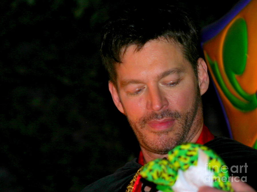 New Orleans Actor Harry Connick Jr In Orpheus Parade Lundi Gras Photograph by Michael Hoard