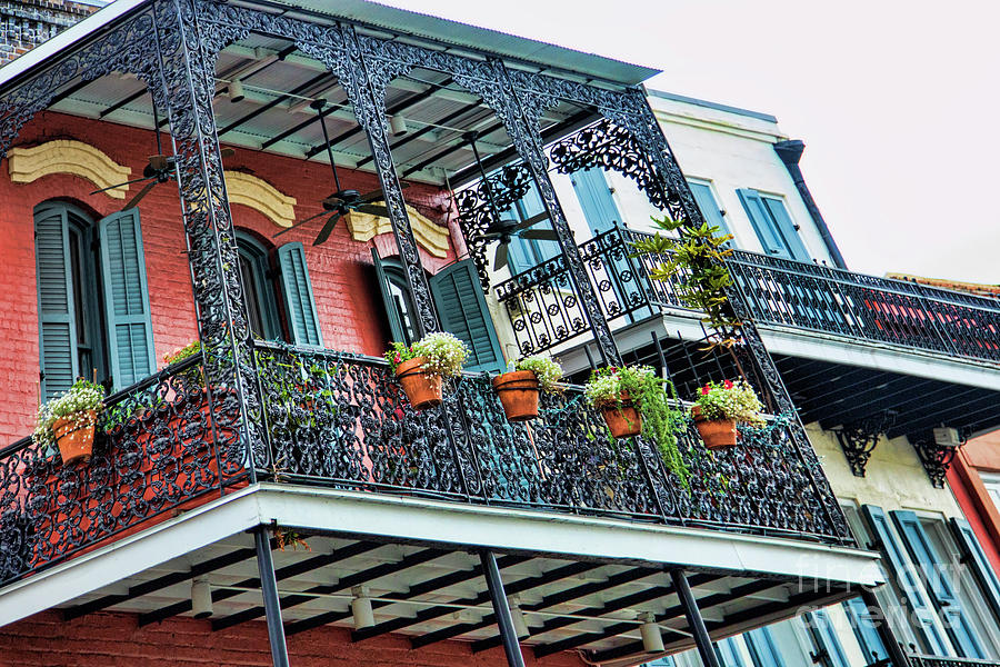 New Orleans Architecture French Photograph by Chuck Kuhn