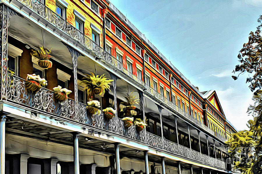 New Orleans Balconies Photograph by Steven Parker