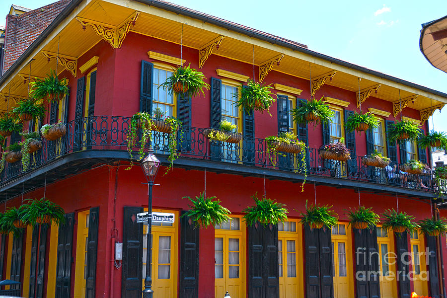 New Orleans Photograph - New Orleans Balcony by Christine Dekkers