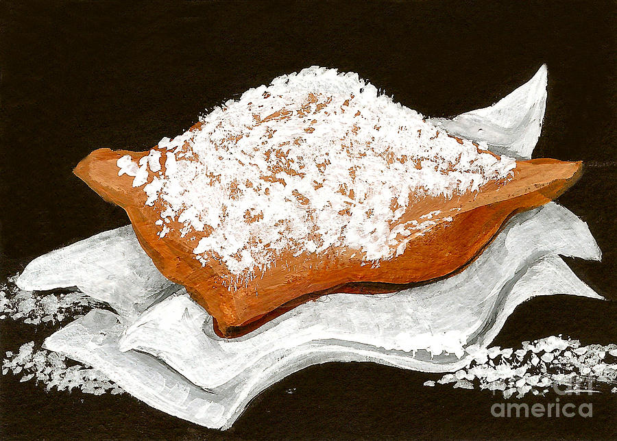 New Orleans Beignet Painting by Elaine Hodges - Fine Art America