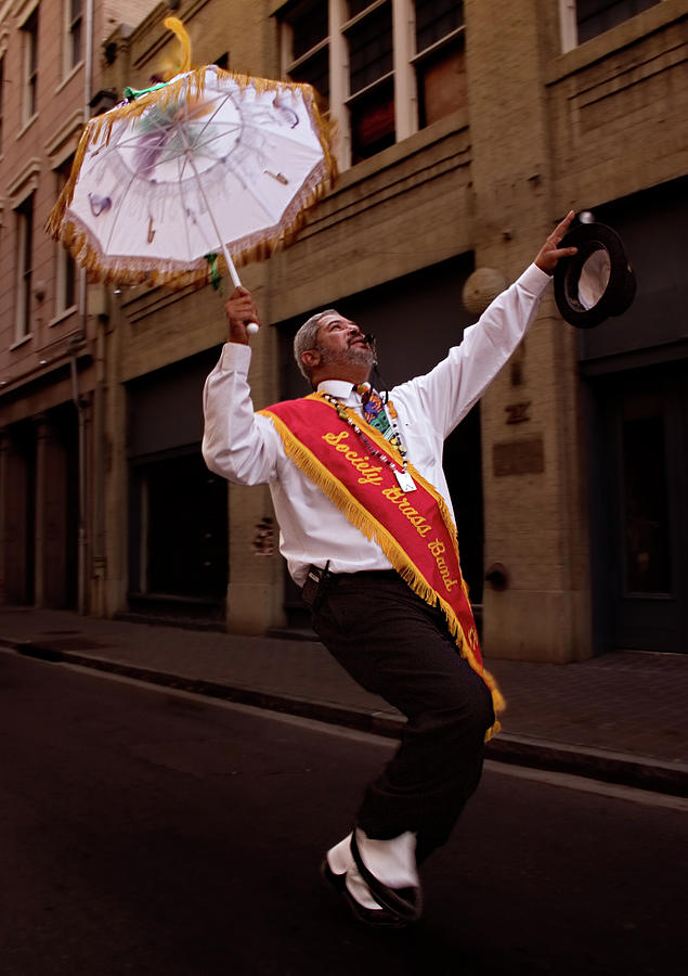 New Orleans Brass Band leader Photograph by Grant Groberg