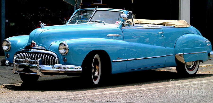 New Orleans Buick Eight Vintage Convertible Photograph by Michael Hoard
