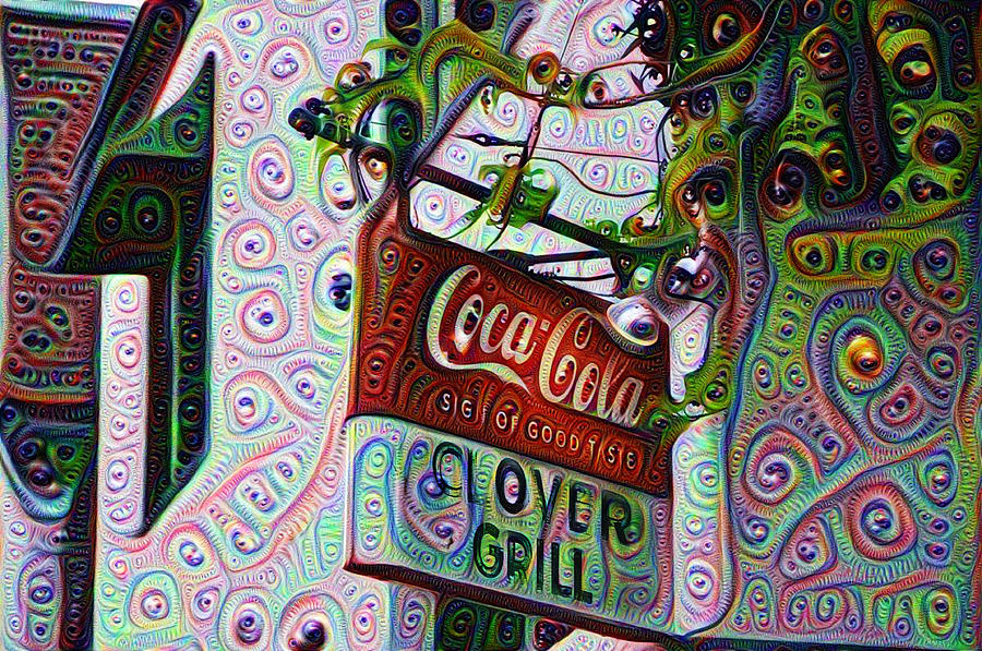 New Orleans - Clover Grill Painting by Bill Cannon