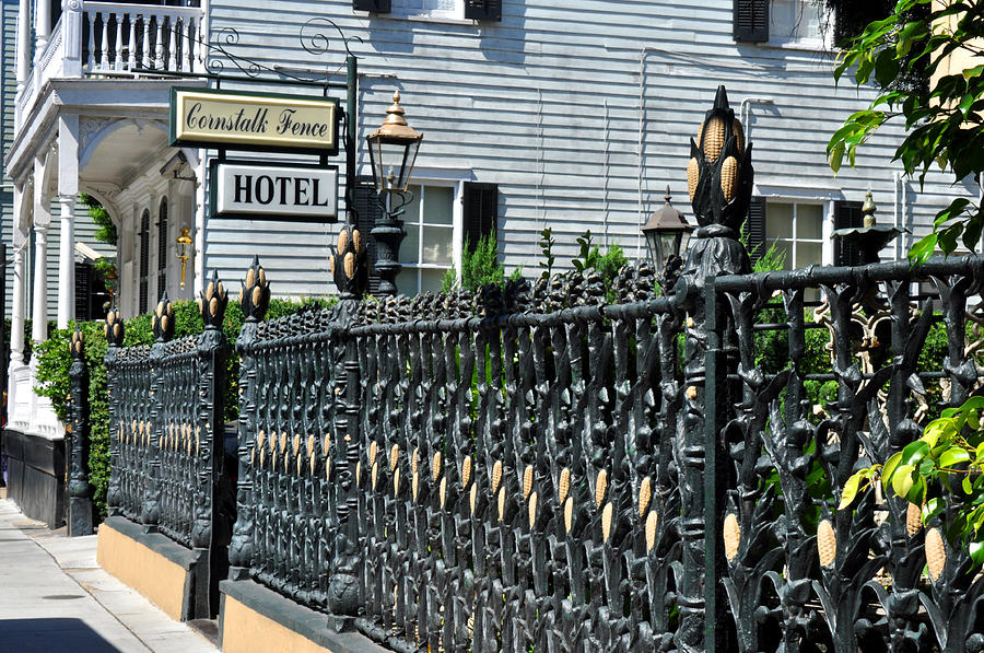 New Orleans Cornstalk Fence Hotel Photograph by Diane Lent