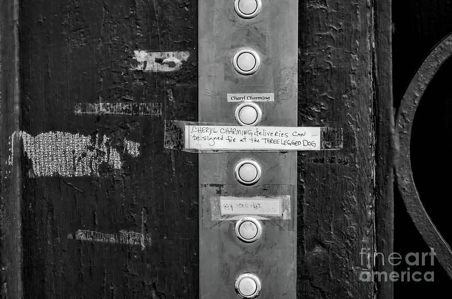 New Orleans Doorbells Photograph by Kathleen K Parker