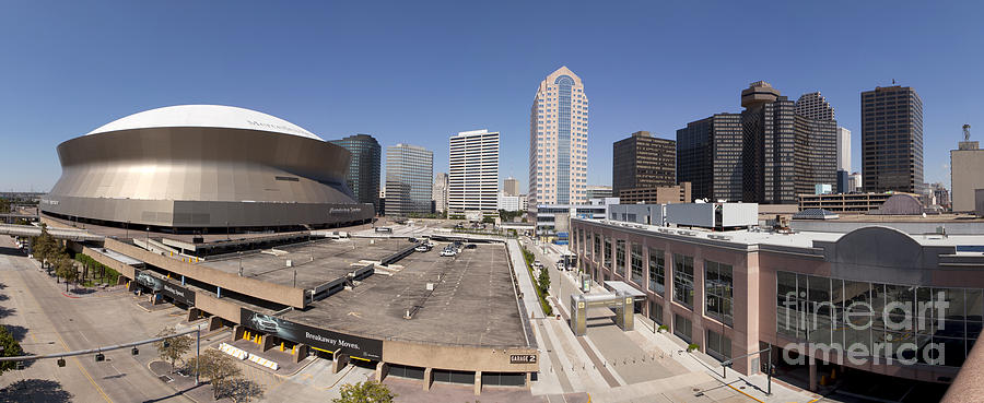 New Orleans Downtown - panoramic Photograph by Anthony Totah