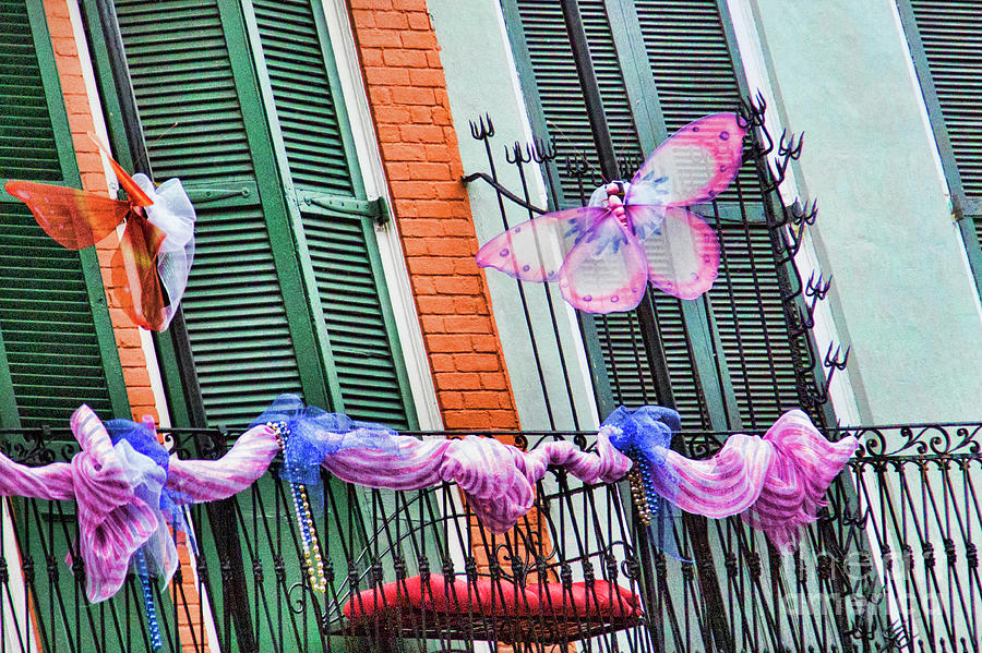 New Orleans Fancy Balcony  Photograph by Chuck Kuhn