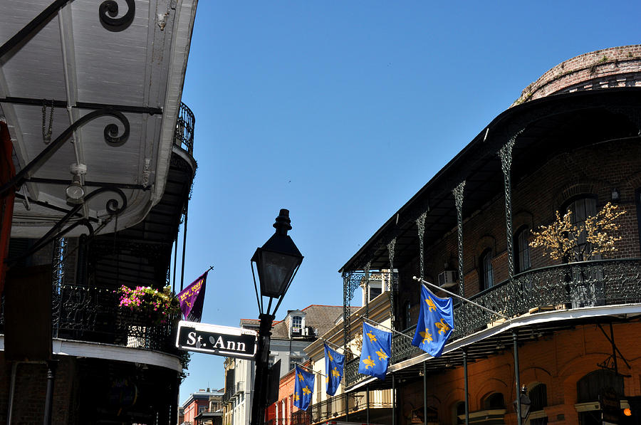 New Orleans French Quarter Street Photograph by Diane Lent