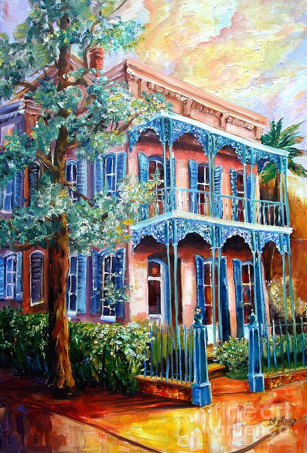 New Orleans Garden District Painting by Diane Millsap