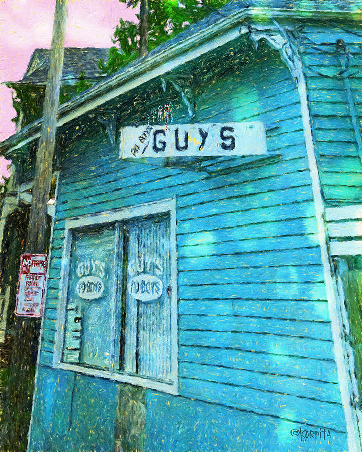 New Orleans Guys Po-Boys Colorful House Photograph by Rebecca Korpita
