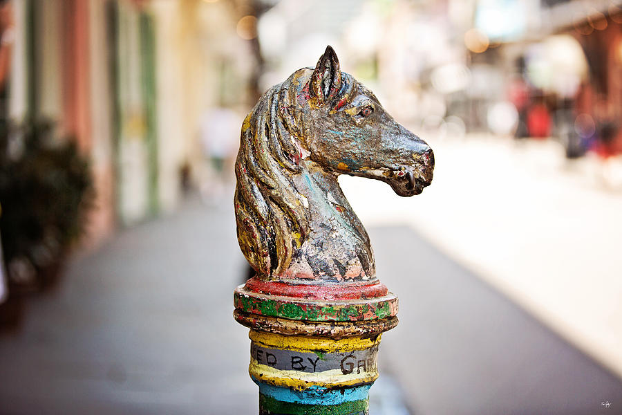 New Orleans Photograph - New Orleans Hitching Post by Scott Pellegrin