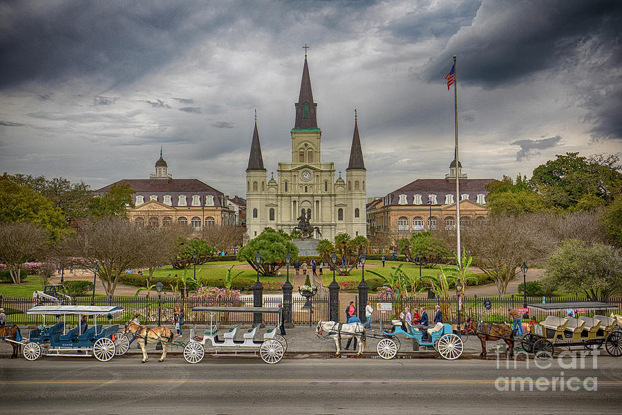 New Orleans Jackson Square by Ron Sadlier New Orleans Jackson Square by Ron Sadlier