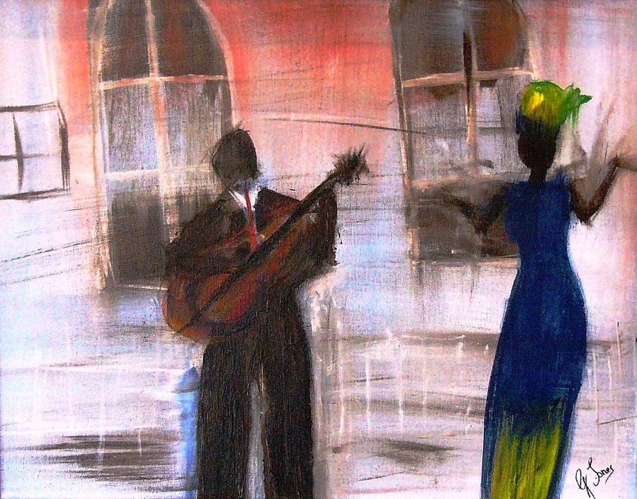 Music Painting - New Orleans Jazz by Glenda  Jones