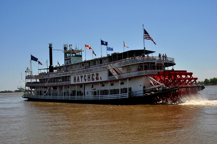 New Orleans Mississippi River Boat Photograph by Diane Lent