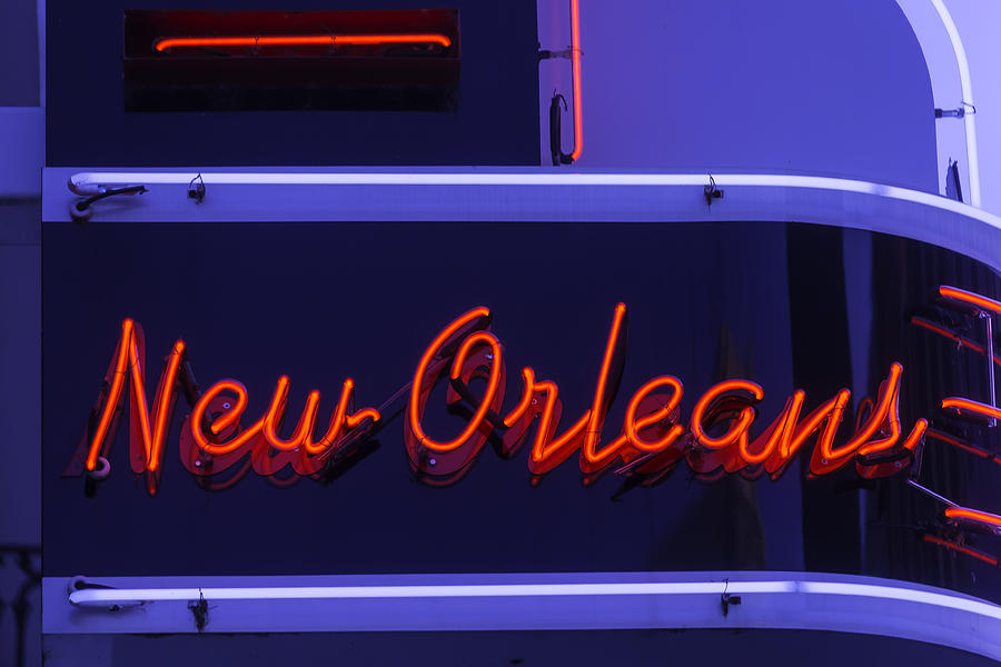 New Orleans Neon Photograph by Garry Gay