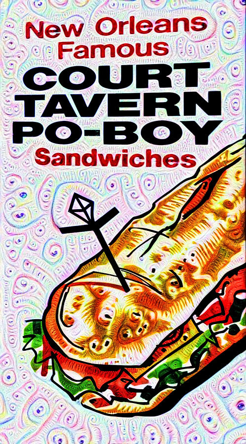 New Orleans  Po - Boy Tavern Painting by Bill Cannon