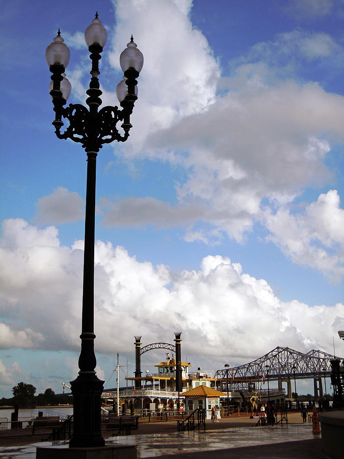 New Orlean Photograph - New Orleans Riverwalk by Joy Tudor