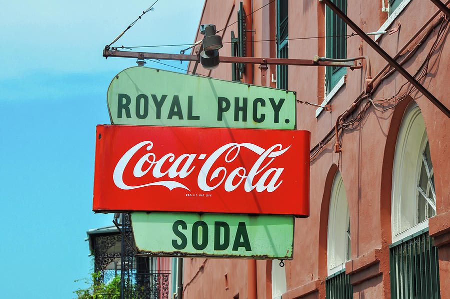 New Orleans - Royal Pharmacy - Coca-Cola Photograph by Bill Cannon