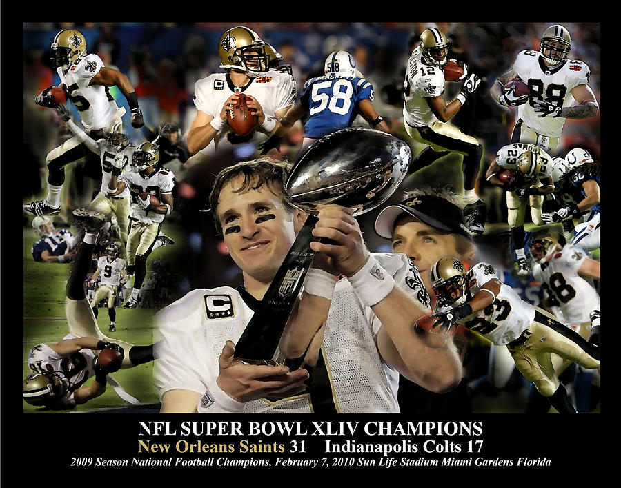 NFL Super Bowl XLIV Champions: New Orleans Saints