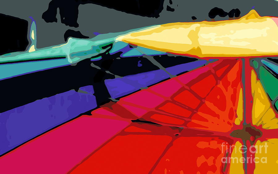 New Orleans Somewhere Over A Rainbow Abstract Digital Art