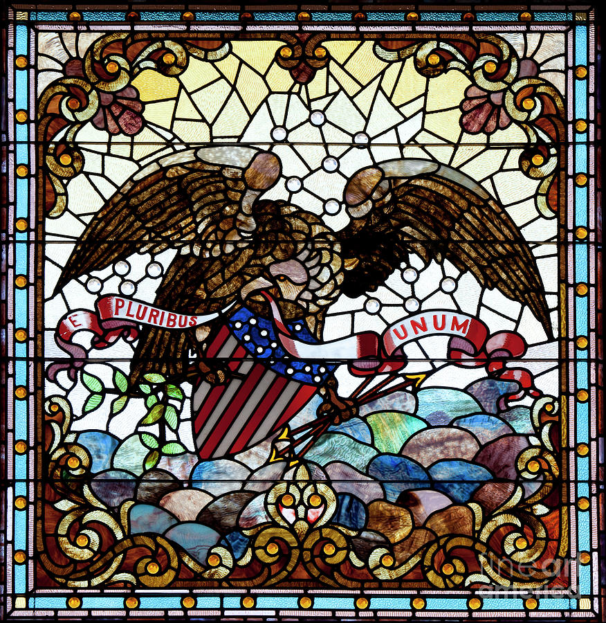 Eagle Photograph - New Orleans Stained Glass by Granger