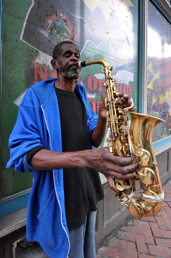 New Orleans Street Musician Photograph by Jennifer Miller - Fine Art ...