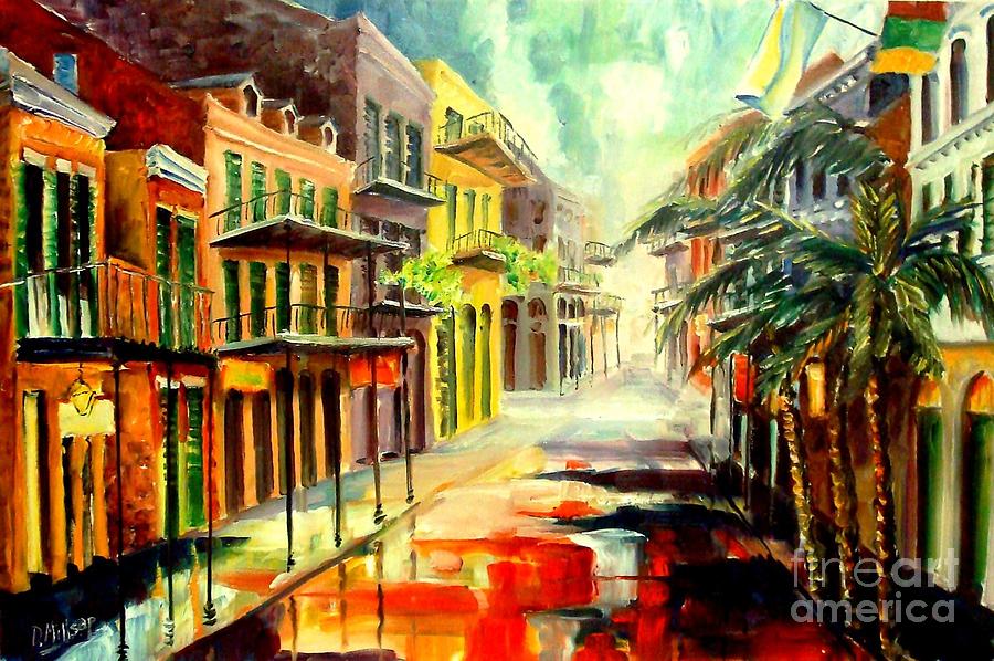 New Orleans Summer Rain Painting by Diane Millsap - Fine Art America