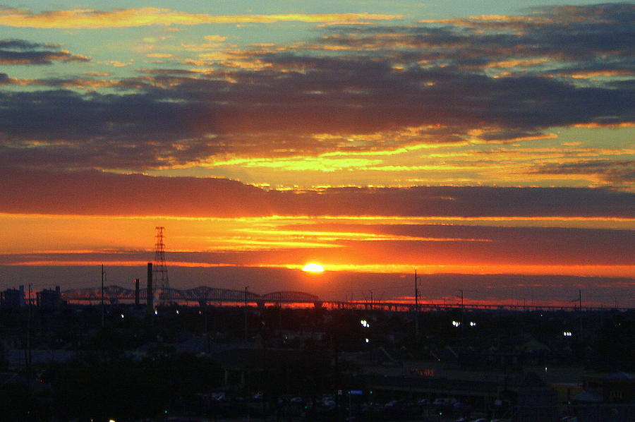 New Orleans Sunset Photograph by Anita Hiltz - Pixels