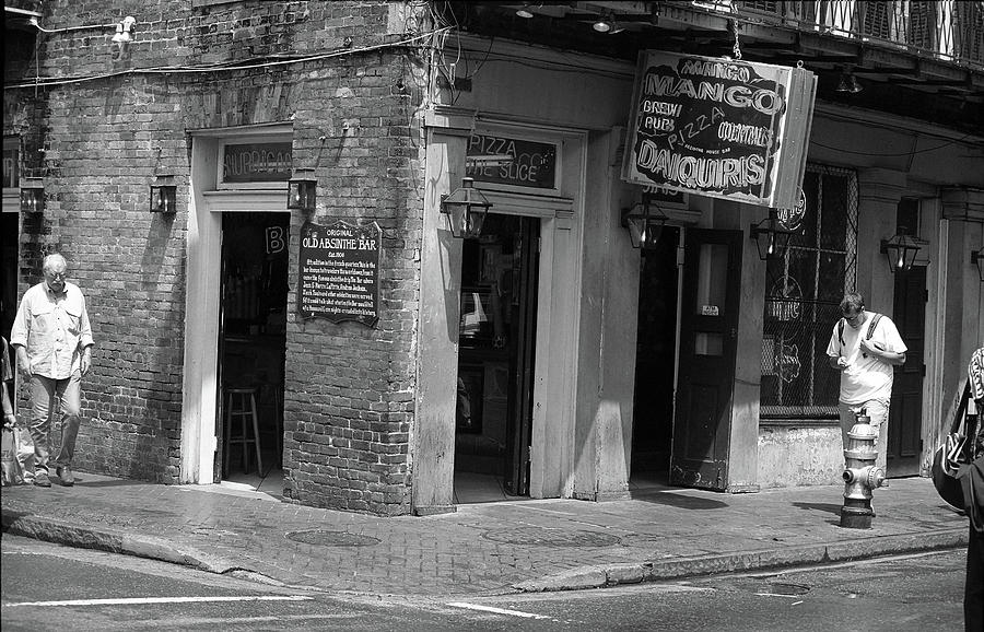 New Orleans Tavern 2004 BW Photograph by Frank Romeo