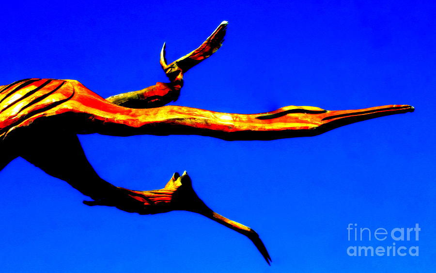 New Orleans Tree of Flight Sculputure Abstract In Louisiana Photograph by Michael Hoard