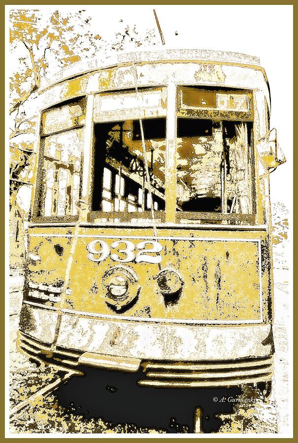 New Orleans Trolley Car c. 1940 Photograph by A Macarthur Gurmankin