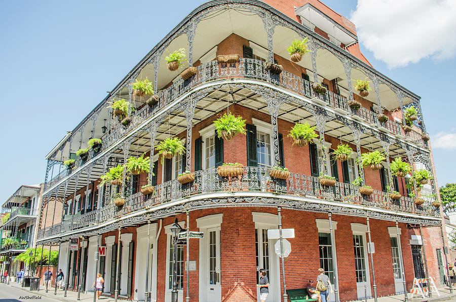 New Orleans - Typical Building Photograph by Allen Sheffield - Fine Art ...