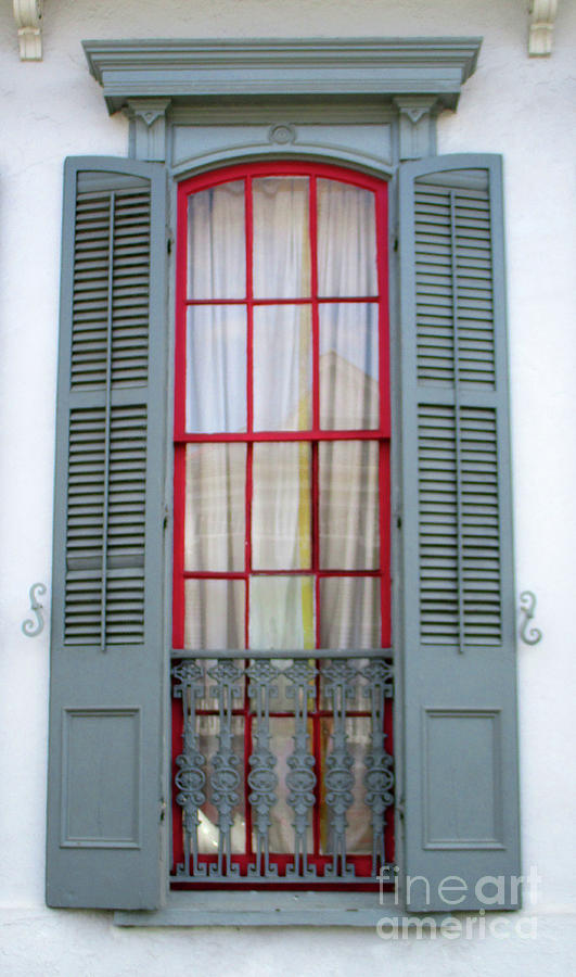 New Orleans Windows 15 Photograph by Randall Weidner