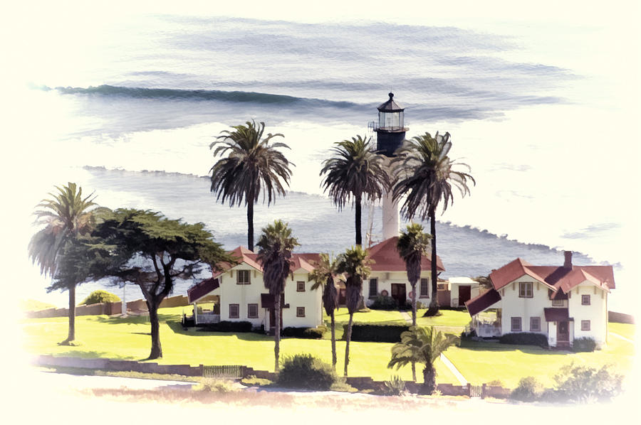 New Point Loma Lighthouse Photograph by Claude LeTien
