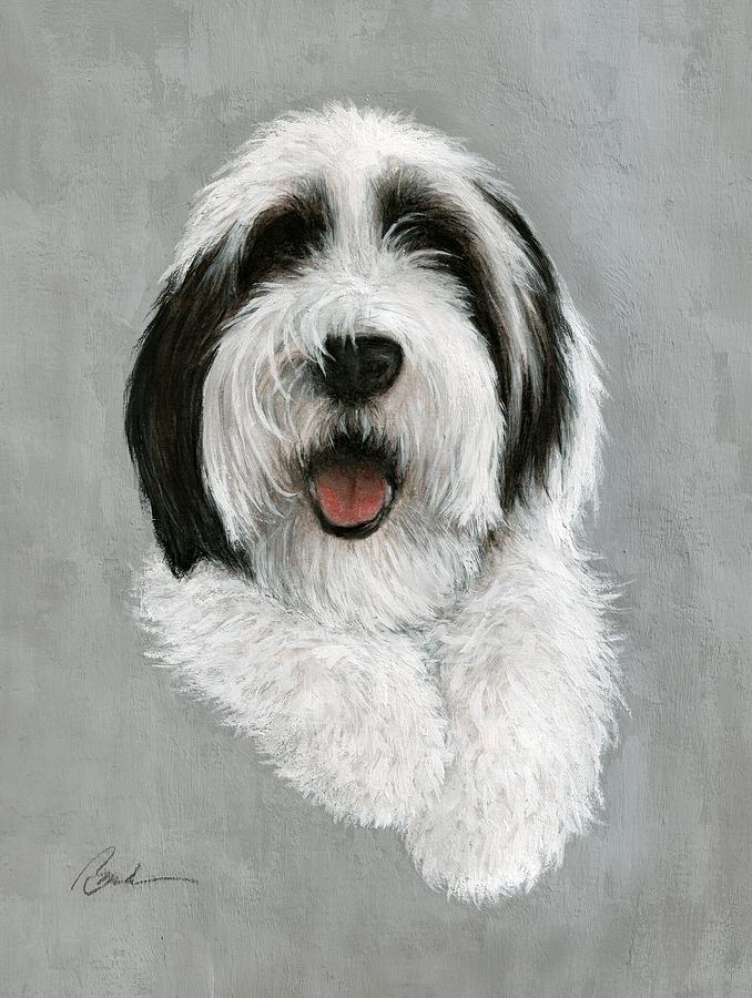 New Pup Painting by Bruce Lennon