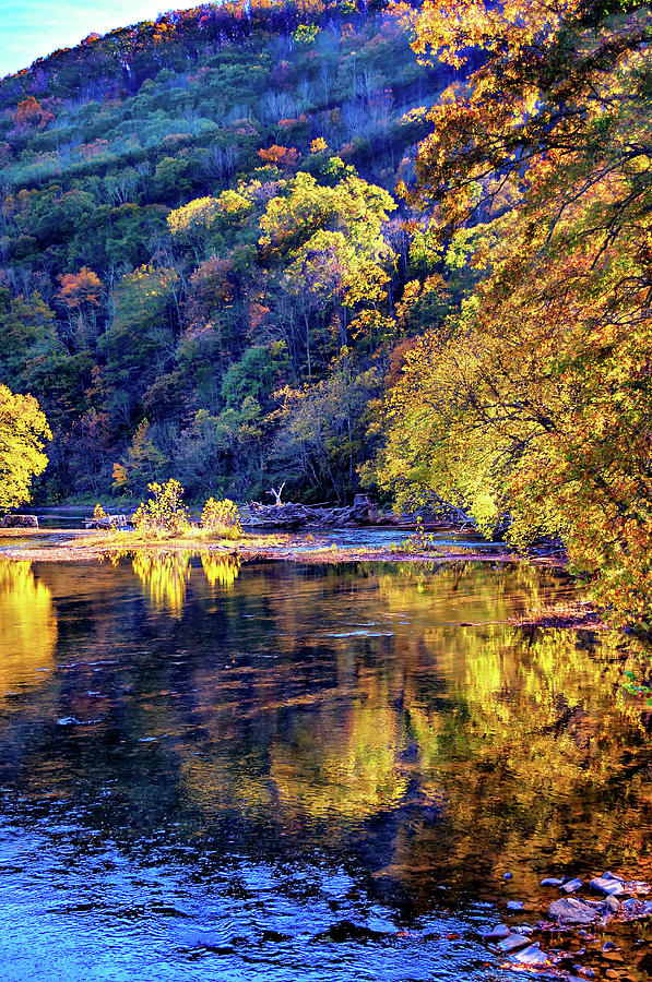New River Evening - West Virginia Photograph by Steve Harrington