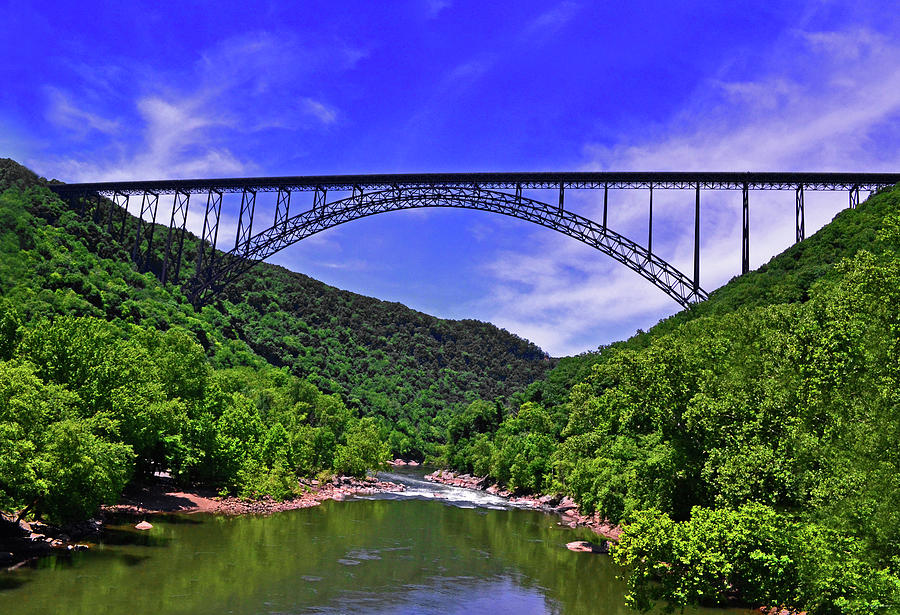 New River Gorge Arch Bridge 001 Photograph by George Bostian